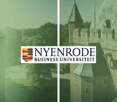 Logo van Nyenrode Business Universiteit voor het kasteel